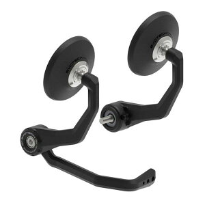 カワサキ Z400/Z250 19〜 バーエンドミラー&ブレーキレバープロテクターキット ブラック セット エボテックパフォーマンス