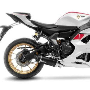 LEOVINCE tGL][XgVXe}t[ LV ONE EVO BLACK EDITION ubN YAMAHA YZF-R7(21-24) / MT-07(21-24) / XSR700 (21-24)