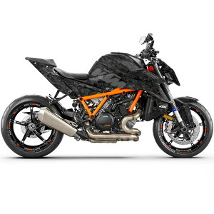 Moto Pro Works �t���f�J�[���L�b�g Polyatomic (�X�e���X) �O���[ �O���X�d�� KTM 1390�X�[�p�[�f���[�NR/Evo (2024)