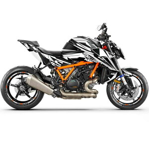 Moto Pro Works �t���f�J�[���L�b�g Shapeshifter (�z���C�g) �}�b�g�d�� KTM 1390�X�[�p�[�f���[�NR/Evo (2024)