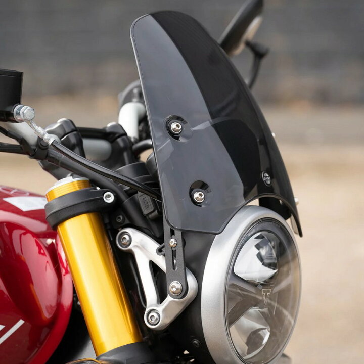 トライアンフ スクランブラー400X SCRAMBLER400X|スクリーン・フロント 