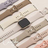 【1点740円！クーポン＆2点購入で】 大人くすみカラー 高品質シリコン アップルウォッチ バンド シリコン…