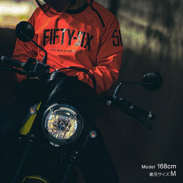 楽天市場 56デザイン 56design Pull Over Jacket バイク アウター ライディング ジャケット 肩 肘 背中 ソフトパッド標準装備 P2 Motorimoda