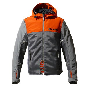 56デザイン メッシュジャケット ハーフ メッシュ パーカー エヴォ 2 バイク ウェア アウター 56design HALF MESH PARKA EVO 2