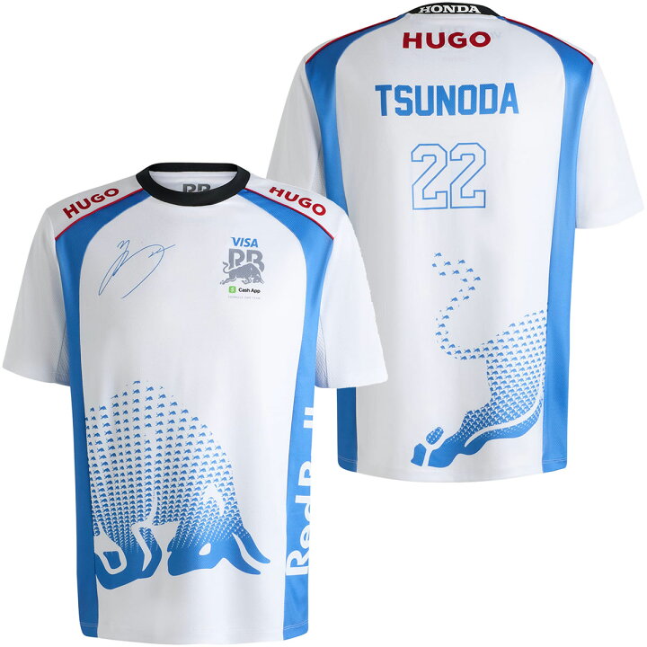 楽天市場】Tシャツ レーシングブルズ F1 チーム 角田裕毅 ドライバーズ 