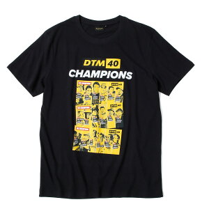 Tシャツ ディー・ティー・エム DTM 40周年記念 歴代チャンピオンドライバー Tシャツ モータースポーツ ウェア DTM