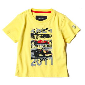 フェラーリ Tシャツ シルバーストーン キッズ Tシャツ モータースポーツ ウェア Ferrari
