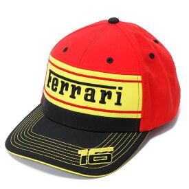 フェラーリ 帽子 スクーデリア フェラーリ C.ルクレール イタリアGP ドライバー キャップ 2023 モータースポーツ 雑貨 Ferrari