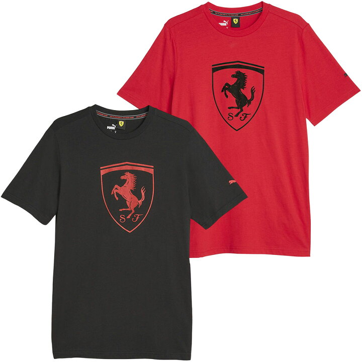 楽天市場】フェラーリ Tシャツ フェラーリ RACE TONAL ビッグ シールド  