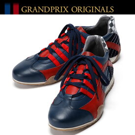 スニーカー グランプリオリジナル GPO レーシング スニーカー レッド ネイビー 車 ドライビングシューズ GRANDPRIX ORIGINALS GPO Racing Sneaker Red ＆ Navy
