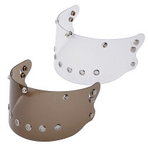楽天市場】シールド（カラーグレー）（ヘルメット用アクセサリー 