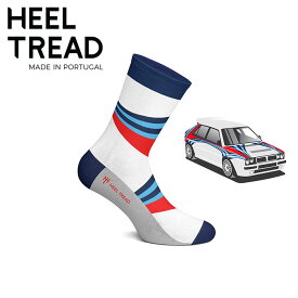 【あす楽】【ヒールトレッド/HEEL TREAD】INTEGRALE 靴下 ランチアデルタ マルティニカラー WRC レースカー