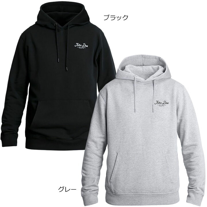 楽天市場】フーディ ジョンドゥー JD レタリングパーカー バイク 