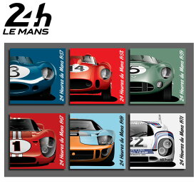 【あす楽】【ル・マン24時間/Le Mans 24h】ル・マン ヴィンテージ コースター セット ジャガー フェラーリ 250TR アストンマーティン フォードGT40 GT40 Mk-IV ポルシェ917K ル・マン24時間レース