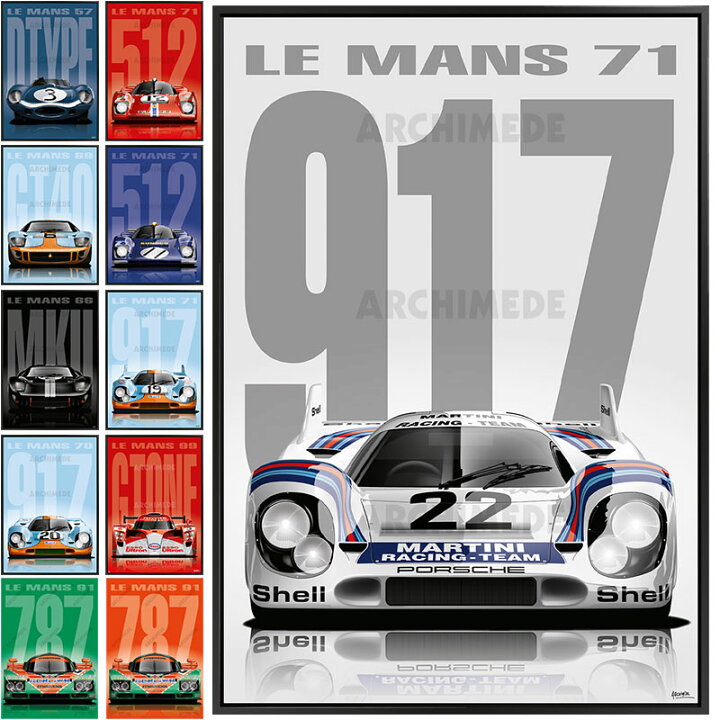 楽天市場】ルマン 24 ポスター THE WINNERS 2 (100 × 70cm) 車 雑貨 Le 