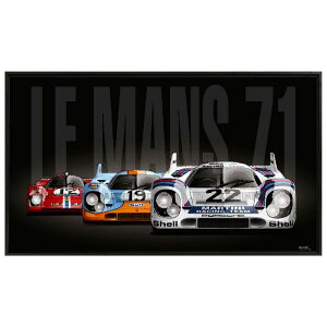 ���}�� 24 �|�X�^�[ PODIUM 1971 (115 × 65cm) �� �G�� Le Mans 24h