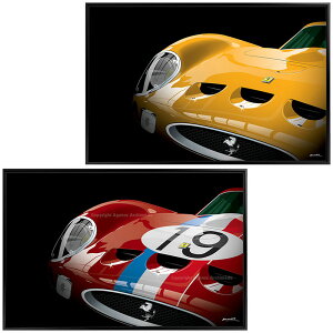 } 24 |X^[ 250 GTO (70 × 100cm)  G Le Mans 24h