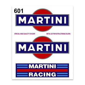 ステッカー マルティニレーシング ステッカー セット モータースポーツ 雑貨 MARTINI RACING