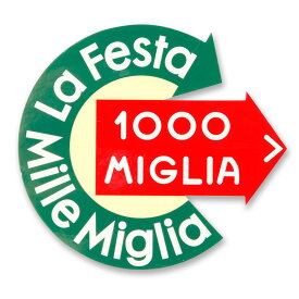 ミッレミリア ステッカー ラ・フェスタ・ミッレ・ミリア ステッカー 車 雑貨 Mille Miglia