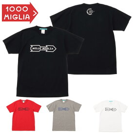 ミッレミリア Tシャツ MM アロー Tシャツ 車 ウェア Mille Miglia