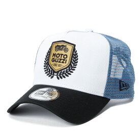 モトグッチ 帽子 モト グッツィ NewEra Born To Ride A-Frame トラッカー キャップ バイク 雑貨 MOTO GUZZI