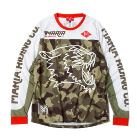MXジャージ マリア ライディング カンパニー ジャングル キャット トロフィー ジャージ バイク ウェア トップス Maria Riding Company