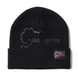 【ニュルブルクリンク/Nurburgring】ビーニーキャップ Neu N&#252;rburgring ニット帽 フリーサイズ