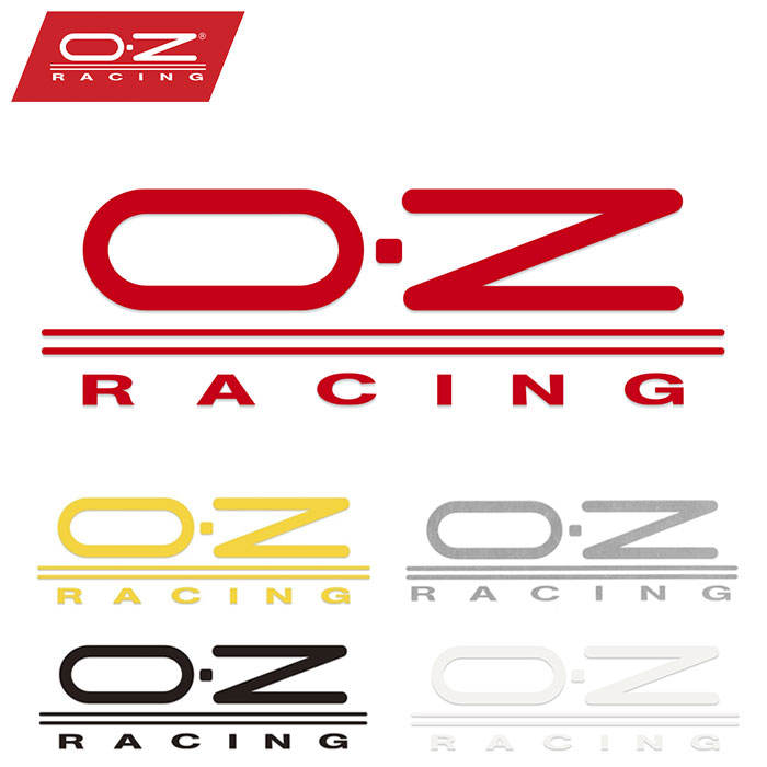 1971年創業のイタリアのホイールメーカー 2020 新作 OZレーシングのオフィシャル商品 あす楽 OZレーシング OZ 切り文字ステッカー ホイール タイヤ イタリア 年末年始大決算 Racing