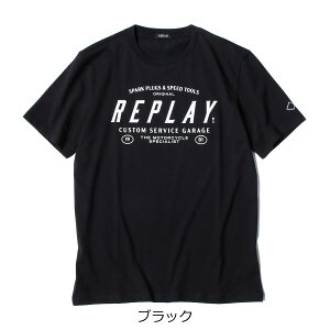 vC TVc JX^K[W vg TVc oCN EFA gbvX REPLAY T-SHIRT WITH MOTORCYCLE PRINT