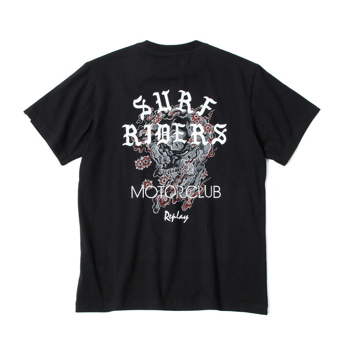 楽天市場】リプレイ Tシャツ プリント Tシャツ バイク ウェア トップス 