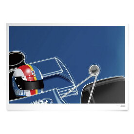 【あす楽】【リカルド カー アートワーク/Ricardo Car Artwork】Fran?ois Cevert Tyrrell 003 1972 ポスター ティレル フランソワ・セベール ジャッキー・スチュワート F1
