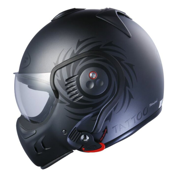 楽天市場】システム ルーフ BOXER V8 S TATOO バイク ヘルメット ROOF 
