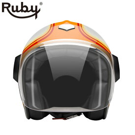 ジェット ルビー デイトナ（ベルベデーレ） バイク ヘルメット Ruby