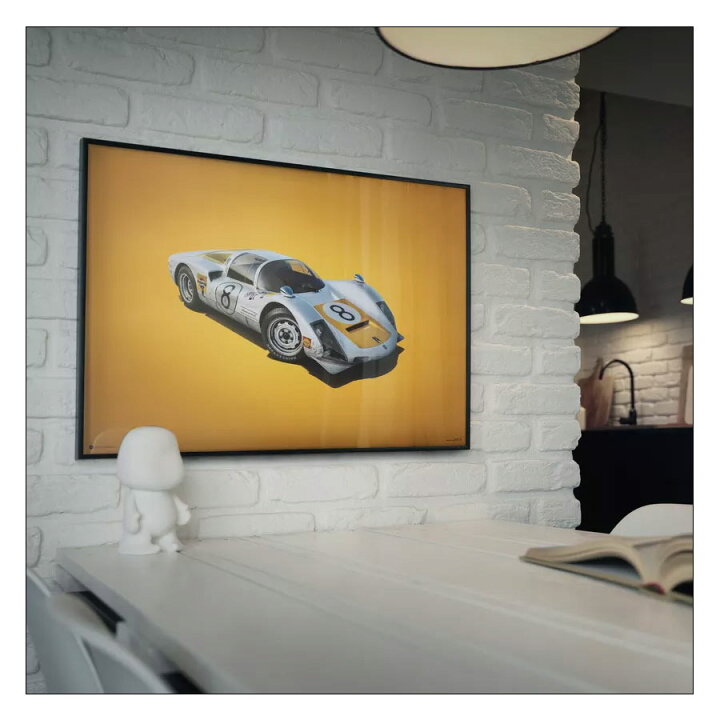 楽天市場】ポスター オートモビリスト Porsche 906 第4回日本 