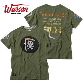 Tシャツ ワーソンモータース フライデー・ザ・13th Tシャツ 車 ウェア Warson Motors