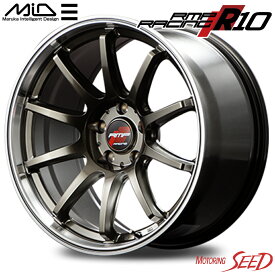 【エルグランド等に】MID RMP RACING R10 18×8J 5H 114.3 +45 × TOYO PROXES Sport 235/50R18 サマータイヤホイール4本セット