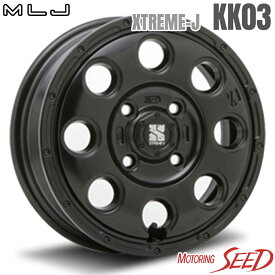 【ピノ、モコ、オッティ等に】MLJ XTREME-J KK03 14×4.5J 4H 100 +45 × KUMHO エクスタ HS51 165/55R14 サマータイヤホイール4本セット