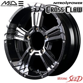 【ジムニーシエラ等に】MID NITRO POWER CROSS CLAW 16×6J 5H 139.7 -5 × TOYO TRANPATH Lu2 215/65R16 サマータイヤホイール5本セット