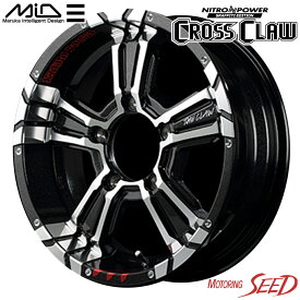 【ジムニーシエラ等に】MID NITRO POWER CROSS CLAW Graffiti Edition 16×6J 5H 139.7 -5 × TOYO TRANPATH Lu2 215/65R16 サマータイヤホイール5本セット