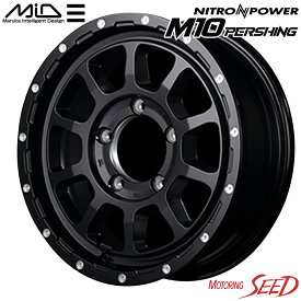 【ジムニーシエラ等に】MID NITRO POWER M10 PERSHING-J 16×6J 5H 139.7 -5 × TOYO TRANPATH Lu2 215/65R16 サマータイヤホイール5本セット