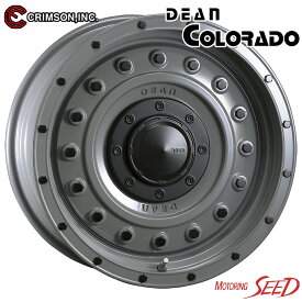 【ハイラックス、プラド等に】CRIMSON DEAN COLORADO 17×8J 6H 139.7 +20 × BRIDGESTONE DUELER A/T001 265/65R17 サマータイヤホイール4本セット