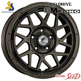 【ジムニーシエラ等に】SUPER STAR LODIO DRIVE 8M MONO 16×6J 5H 139.7 -5 × YOKOHAMA ADVAN dB V552 215/65R16 サマータイヤホイール5本セット