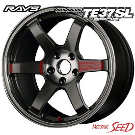 【GT-R、WRX STi等に】RAYS VOLK RACING TE37 SAGA SL 18×10.5J 5H 114.3 +15 × DUNLOP LE MANS V 245/40R18 サマータイヤホイール4本セット