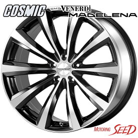 【プリウスα等に】COSMIC VENERDI MADELENA 19×8J 5H 114.3 +45 × KUMHO エクスタ PS71 235/35R19 サマータイヤホイール4本セット