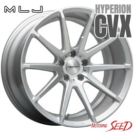 【RAV4、CR-V等に】MLJ HYPERION CVX 18×8J 5H 114.3 +45 × BRIDGESTONE REGNO GRV2 235/60R18 サマータイヤホイール4本セット