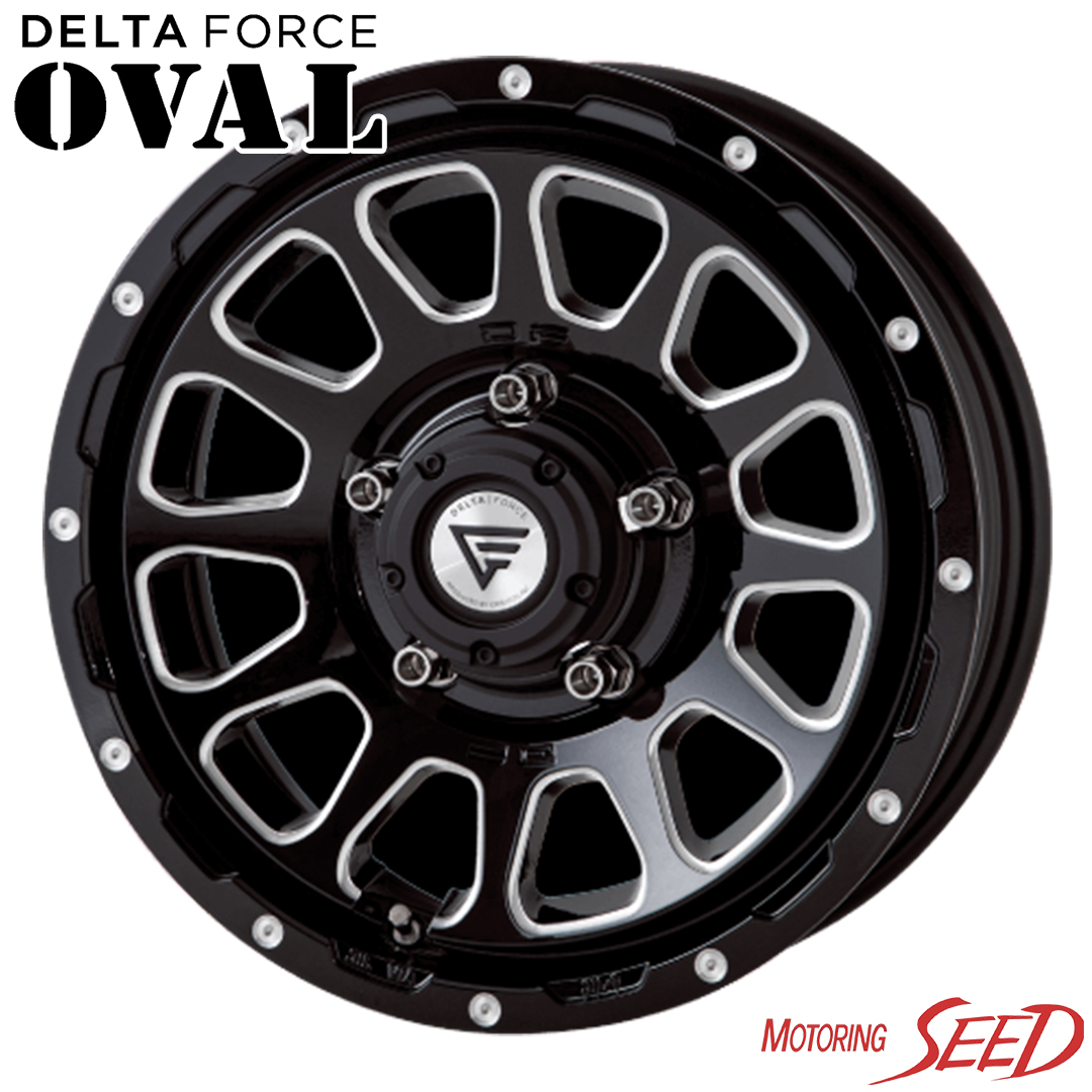 <br>FORCE DELTA FORCE OVAL 16×5.5J 5H 139.7  20 ホイールのみ4本セット