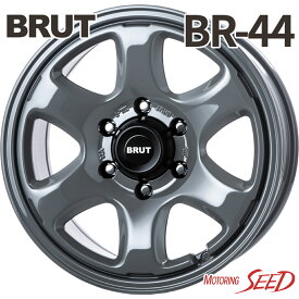 【パジェロ等に】BRUT BR-44 17×7.5J 6H 139.7 +40 × BRIDGESTONE DUELER H/L 850 265/65R17 サマータイヤホイール4本セット