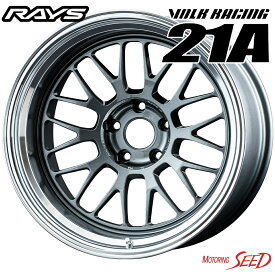 【GT-R、WRX STi等に】RAYS VOLK RACING 21A 18×10J 5H 114.3 +15 × BRIDGESTONE POTENZA RE-12D 245/40R18 サマータイヤホイール4本セット