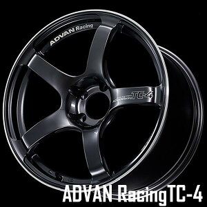 �y86&BRZ�ɁI�z YOKOHAMA ADVAN Racing TC-4 18x8.5J+45 5H-100 �A���~�z�C�[�� 4�{�Z�b�g�yGR86/�V�^BRZ�ɂ��I�z
