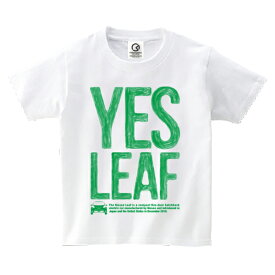 日産カスタムアパレルプロジェクト リーフ(NE0)半袖キッズTシャツ YES LEAF(半そで はんそで ティーシャツ トップス 子供 子ども こども ジュニア おしゃれ かわいい カジュアル 可愛い オシャレ プルオーバー 春夏 夏服 夏物)